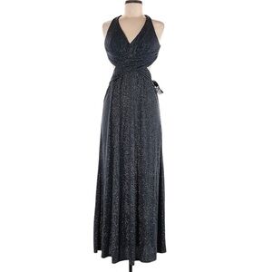 Vintage Jump Dress Womens Size 7/8 Wendye Chaitin Maxi Gown Prom Grunge 90s Y2K